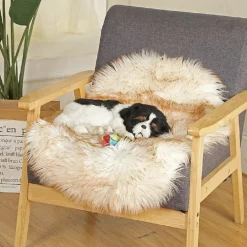 TAPPETO FINTA PELLICCIA SINTETICA PER ANIMALI SOGGIORNO CAMERA LAVABILE 40X60CM