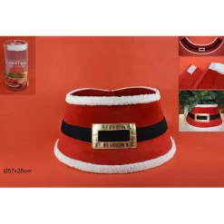 TAPPETO GONNA COPERTURA BASE ALBERO NATALIZIO DECORAZIONE CINTURA BABBO NATALE