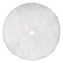 TAPPETO PER ALBERO DI NATALE SPUGNA BIANCO DIAMETRO 90CM DECORAZIONI NATALIZIE