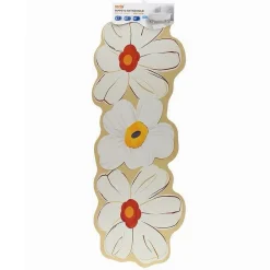 TAPPETO TAPPETINO ARREDO DA BAGNO 38X118CM CON MOTIVO FLOREALE ANTISCIVOLO 87224