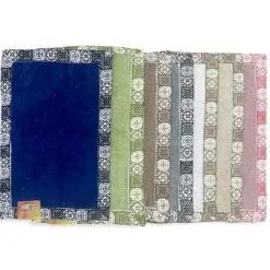 TAPPETO TAPPETINO BAGNO ASSORBENTE DECORAZIONE MAIOLICHE IN VARI COLORI 60X110CM