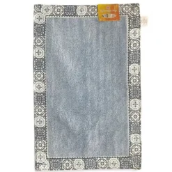 TAPPETO TAPPETINO BAGNO ASSORBENTE DECORAZIONE MAIOLICHE IN VARI COLORI 50X80 CM