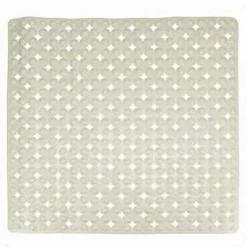 TAPPETO TAPPETINO BEIGE ANTISCIVOLO PER VASCA DA BAGNO DOCCIA 52 X 52 CM 79759