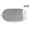 TAPPETO TAPPETINO DOCCIA VASCA ANTISCIVOLO PER BAGNO ARREDO GRIGIO 38X68CM 54043