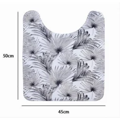 TAPPETO TAPPETINO GIROWATER ARREDO DA BAGNO 45 X 50 CM FANTASIA TROPICALE 87075