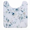 TAPPETO TAPPETINO GIROWATER ARREDO BAGNO 45X50CM FANTASIA CON FIORI FOGLIE 87061