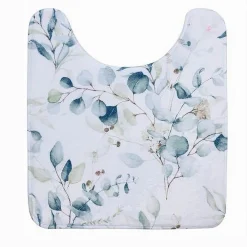 TAPPETO TAPPETINO GIROWATER ARREDO BAGNO 45X50CM FANTASIA CON FIORI FOGLIE 87061