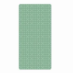 TAPPETO TAPPETINO IN PVC ANTISCIVOLO VASCA DA BAGNO DOCCIA 68X36 CM 79752 VERDE