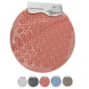 TAPPETO TAPPETINO IN PVC ROTONDO ANTISCIVOLO VASCA DA BAGNO DOCCIA 55X53CM 59635