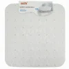 TAPPETO TAPPETINO IN PVC ANTISCIVOLO PER VASCA BAGNO DOCCIA 50X50CM 79726 BIANCO