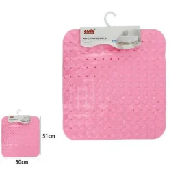 TAPPETO TAPPETINO IN PVC ANTISCIVOLO PER VASCA DA BAGNO DOCCIA 51 X 50 CM 59634