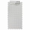 TAPPETO TAPPETINO IN PVC ANTISCIVOLO PER VASCA DA BAGNO DOCCIA 67.5X36CM BIANCA 59610