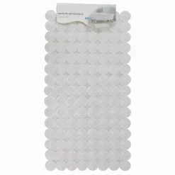 TAPPETO TAPPETINO IN PVC ANTISCIVOLO PER VASCA DA BAGNO DOCCIA 67.5X36CM BIANCA 59610
