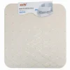 TAPPETO TAPPETINO IN PVC ANTISCIVOLO PER VASCA BAGNO DOCCIA 50X50 CM 79729 BEIGE