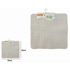 TAPPETO TAPPETINO IN PVC ANTISCIVOLO PER VASCA DA BAGNO DOCCIA 50 X 50 CM 59316