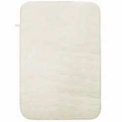 TAPPETO TAPPETINO IN TESSUTO EFFETTO SASSI PER ARREDO BAGNO 45X70CM 79927 BIANCO