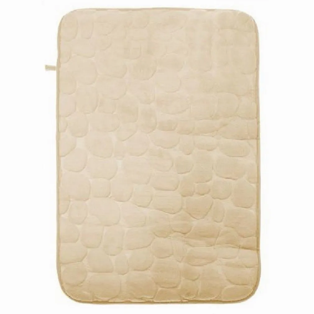 TAPPETO TAPPETINO IN TESSUTO EFFETTO SASSI PER ARREDO BAGNO 45 X 70 CM 79930