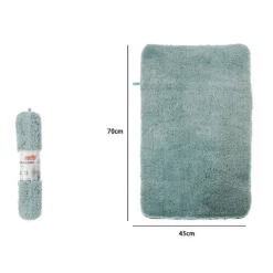 TAPPETO TAPPETINO IN TESSUTO MORBIDO PER ARREDO BAGNO 45 X 70 CM 79925