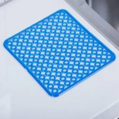 TAPPETO TAPPETINO PER VASCHETTA VASCA LAVELLO CUCINA IN GOMMA AD ANELLI 30X30CM