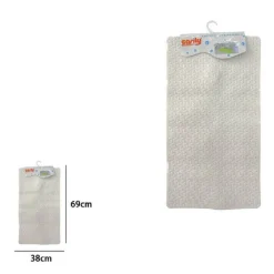 TAPPETO TAPPETINO PVC ANTISCIVOLO VASCA BAGNO DOCCIA 69X38 CM 59313 RETTANGOLARE