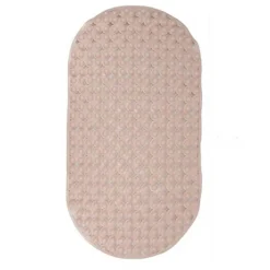 TAPPETO TAPPETINO PVC OVALE ANTISCIVOLO VASCA DA BAGNO DOCCIA 69X36CM 79745 ROSA