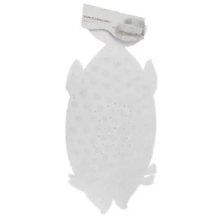 TAPPETO TAPPETINO PVC PESCE BIANCO ANTISCIVOLO VASCA BAGNO DOCCIA 74X36 CM 59614