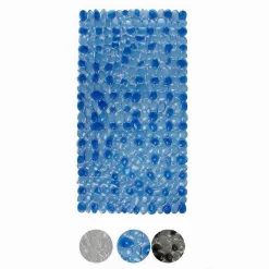 TAPPETO TAPPETINO PVC SASSI ANTISCIVOLO PER VASCA DA BAGNO DOCCIA 68X38CM 59455
