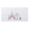 TAPPETO TAPPETINO PVC SCRITTA PARIS ANTISCIVOLO VASCA BAGNO DOCCIA 67X36CM 87045