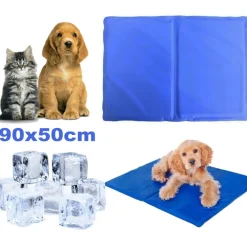 TAPPETO TAPPETINO REFRIGERANTE 90x50CM RAFFREDDANTE CUSCINO PER CANE ANIMALI