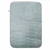 TAPPETO TAPPETINO TESSUTO EFFETTO SASSI PER ARREDO BAGNO 45 X 70CM 79931 AZZURRO