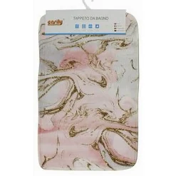 TAPPETO TAPPETINO TESSUTO ARREDO BAGNO ANTISCIVOLO 40X60 CM FANTASIE VARIE 79445