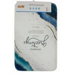TAPPETO TAPPETINO TESSUTO ARREDO BAGNO ANTISCIVOLO 40X60 CM FANTASIE VARIE 79445