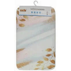 TAPPETO TAPPETINO TESSUTO ARREDO BAGNO ANTISCIVOLO 40X60 CM FANTASIE VARIE 79445