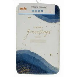 TAPPETO TAPPETINO TESSUTO ARREDO BAGNO ANTISCIVOLO 40X60 CM FANTASIE VARIE 79445