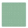 TAPPETO TAPPETINO VERDE PVC ANTISCIVOLO PER VASCA BAGNO DOCCIA QUADRATO 52X52CM 79764