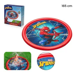 TAPPETO TAPPETTINO SPRUZZI PISCINA GONFIABILE CON FONTANA SPIDER-MAN 165CM 98792