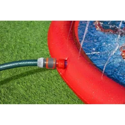 TAPPETO TAPPETTINO SPRUZZI PISCINA GONFIABILE CON FONTANA SPIDER-MAN 165CM 98792