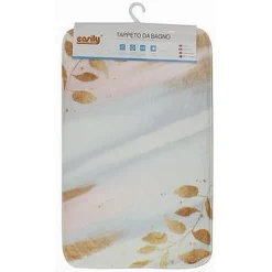 TAPPETO TESSUTO TAPPETINO ARREDO BAGNO ANTISCIVOLO 50X80CM FANTASIE VARIE 79446