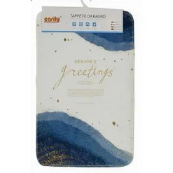TAPPETO TESSUTO TAPPETINO ARREDO BAGNO ANTISCIVOLO 50X80CM FANTASIE VARIE 79446