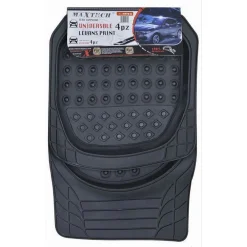 TAPPETO UNIVERSALE AUTO 4PZ PVC RESISTENTE TAPPETINI ANTERIORI POSTERIORI MATS-11