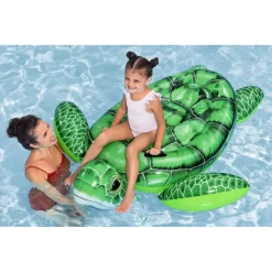 TARTARUGA GALLEGGIANTE DA PISCINA SPIAGGIA PVC GONFIABILE CAVALCABILE TIDAL TURTLE 41524