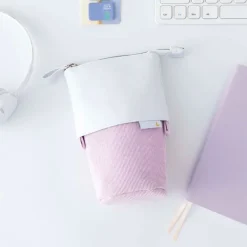 TASCA POP ASTUCCIO BORSELLINO PER PENNE CANCELLERIA IN PELLE VEGANA 20*12.5 CM