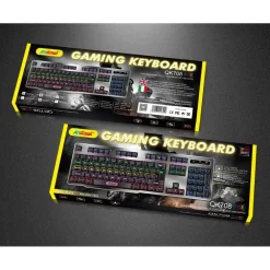 TASTIERA GAMING DA GIOCO CABLATA RETROILLUMINATA ARCOBALENO RGB LUCE LED QK708