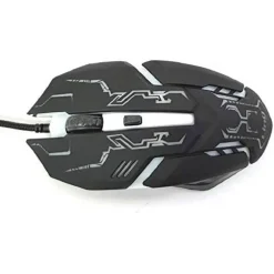 TASTIERA MOUSE RETROILLUMINATA GAMING CON CAVO USB LED RGB ERGONOMICA LED-MK1568