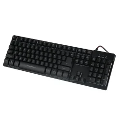 TASTIERA PER PC COMPUTER KEYBOARD USB RETROILLUMINATA A LED MULTICOLOR