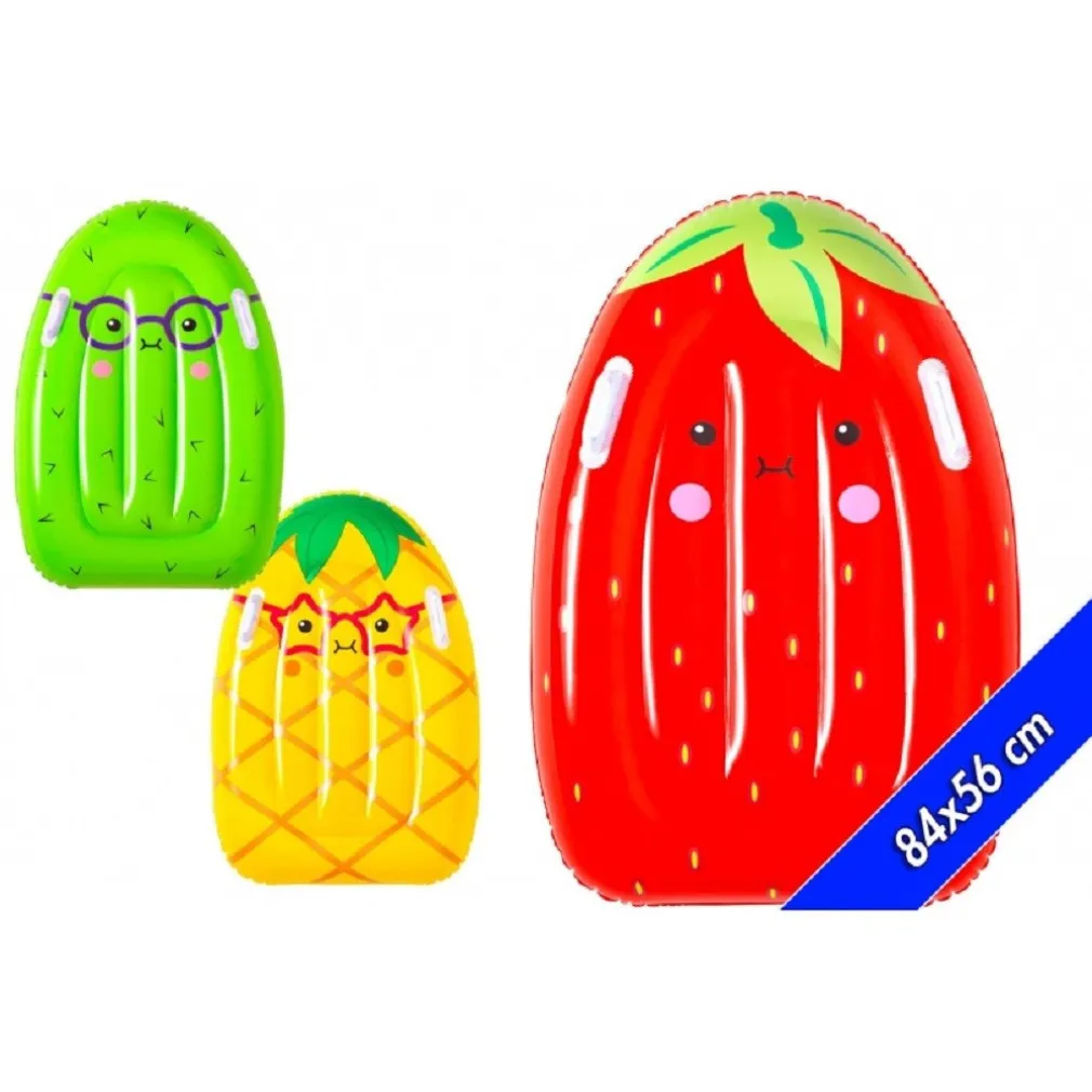 TAVOLA NUOTO SURF TUTTI FRUTTI 84X56CM 3 FRUTTI ASSORTITI FRAGOLA KIWI ANANAS 42049