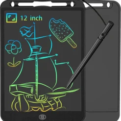TAVOLETTA GRAFICA DA SCRITTURA LCD LAVAGNA ELETTRONICA DISEGNI 12" MULTICOLORE