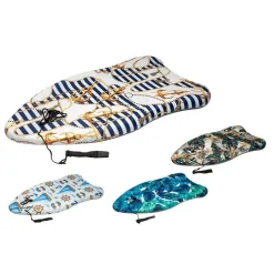 TAVOLETTA MARE EPS 84 CM BODYBOARD SURF DECORI ASSORTITI CON CORDA PER CAVIGLIA 3501026