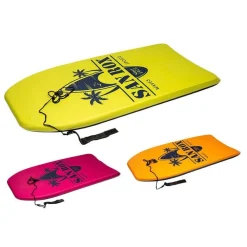 TAVOLETTA MARE EPS 94CM SURF BODYBOARD COLORATA CON SCRITTA CON CORDA CAVIGLIA 3501033