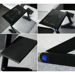 TAVOLINO PER PC SUPPORTO PIEGHEVOLE NOTEBOOK DISSIPATORE VENTOLA USB 18CM Q-ZJ187